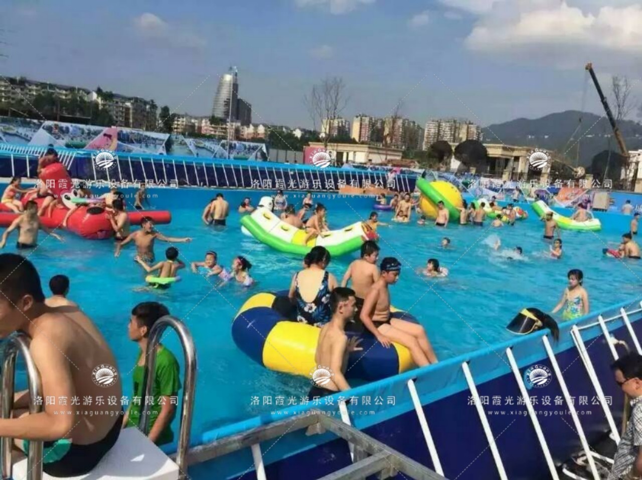 东河镇充气游泳池
